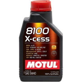 Масло моторное «Motul» 8100 X-cess 5W40, 102784, 1 л