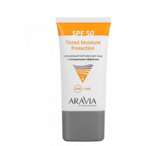 Солнцезащитный крем для лица с тонирующим эффектом SPF-50 Tinted Moisture Protection, 50 мл (6343)