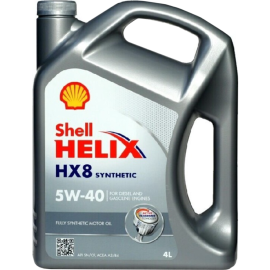 Масло моторное «Shell» Helix HX8 Synthetic 5W40, 4 л