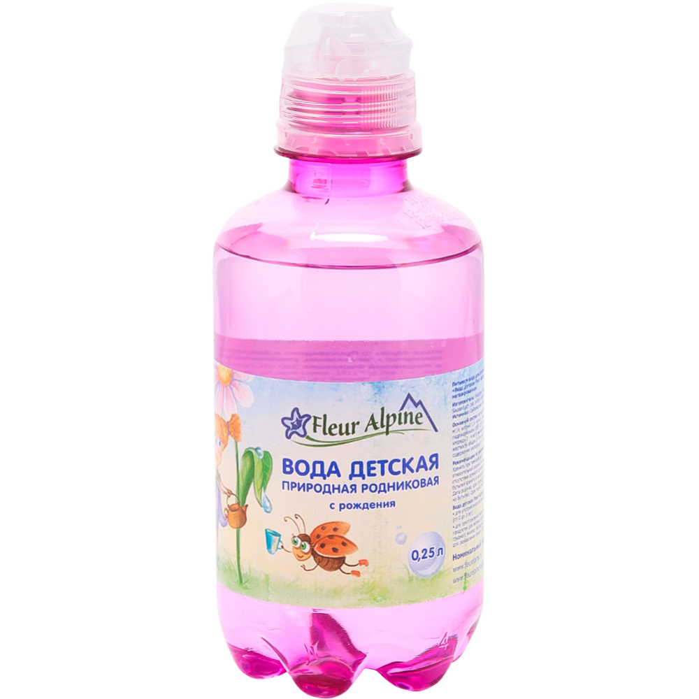 Вода питьевая негазированная «Fleur Alpine» для детей 0+, 0.25 л #0