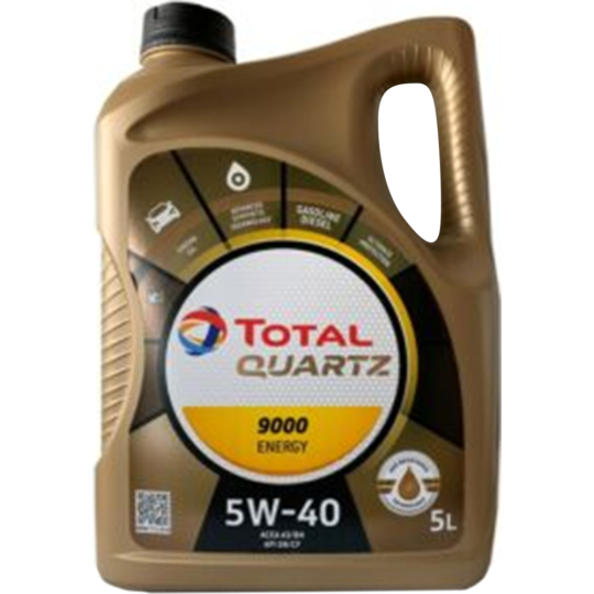 Масло моторное «Total» Quartz 9000 Energy 5W40, 213697, 5 л