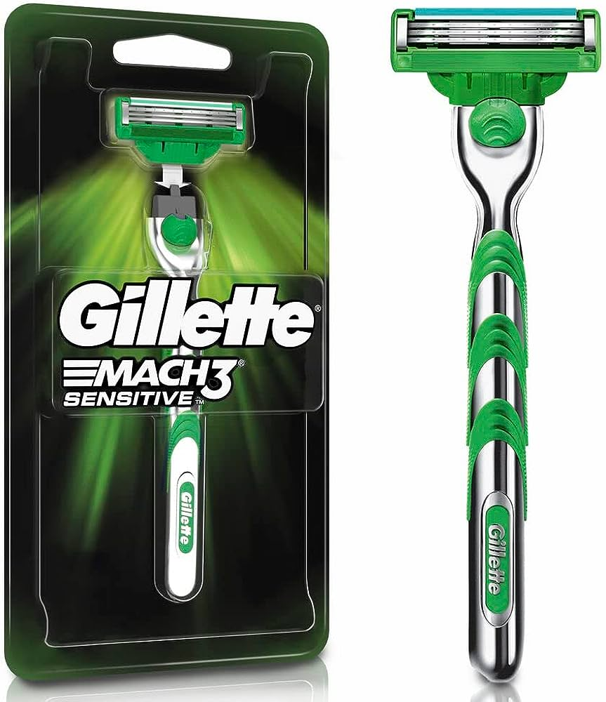 Бритва / станок для бритья мужской Gillette Mach 3 Sensitive с 1 кассетой