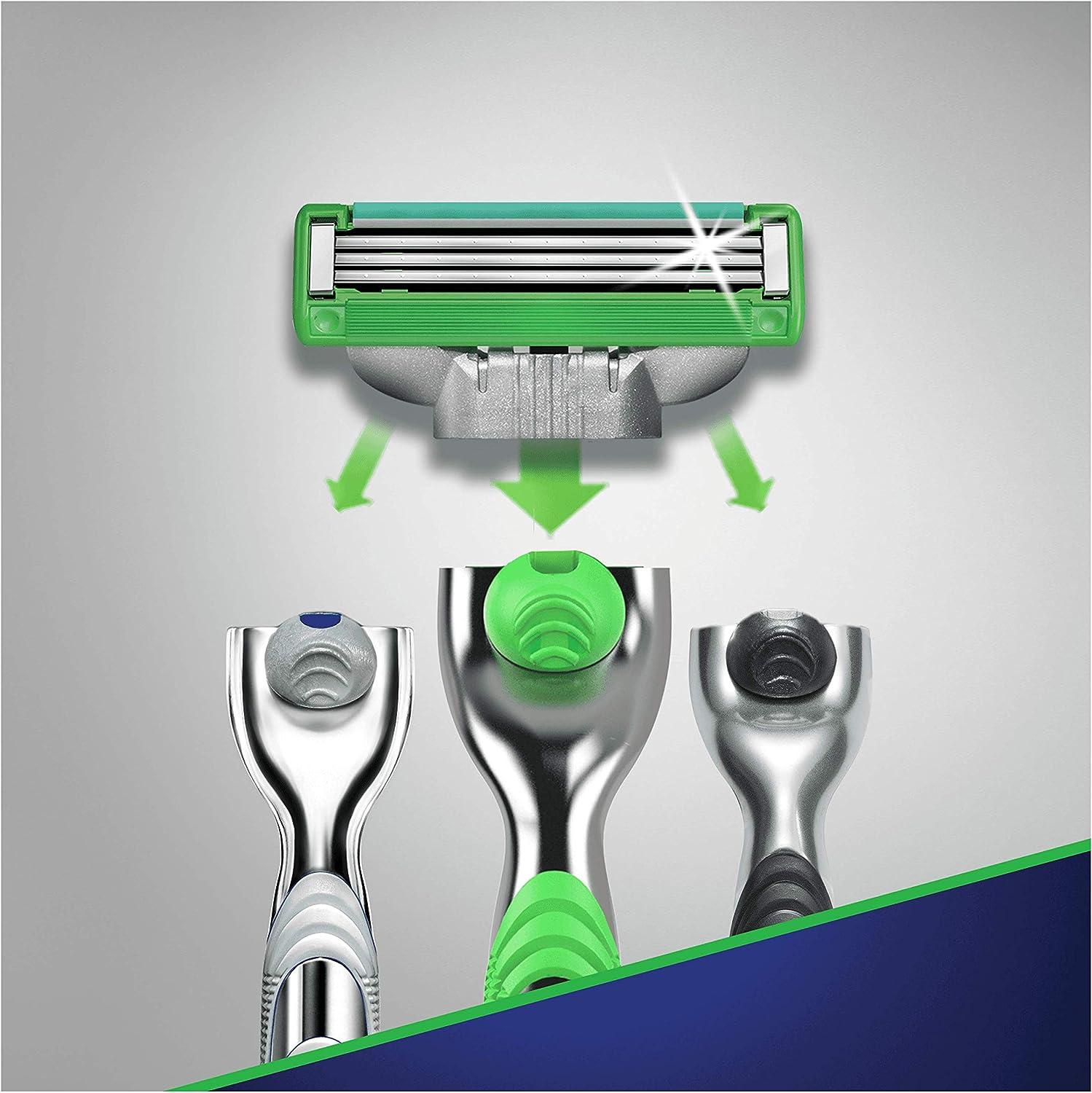 Бритва / станок для бритья мужской Gillette Mach 3 Sensitive с 1 кассетой