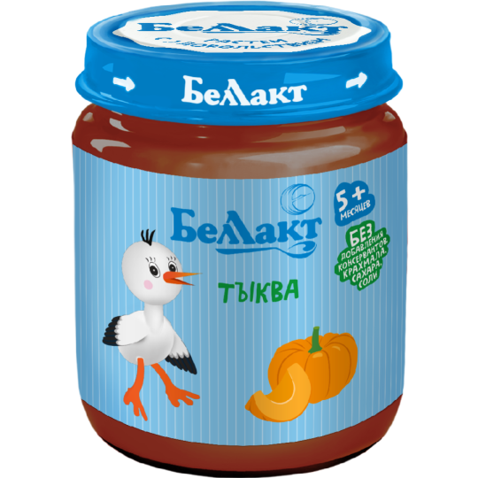 Пюре овощное «Беллакт» тыква, 100 г