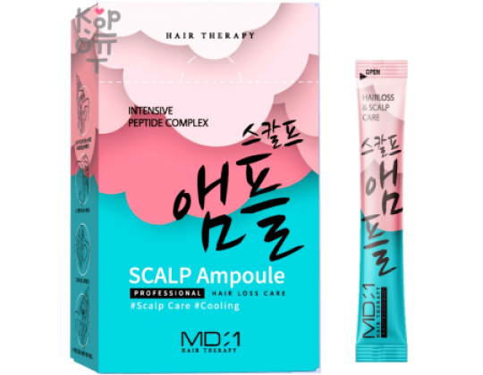 Маска-филлер для укрепления волос Intensive Peptide Complex Scalp Ampoule, 20шт * 10мл