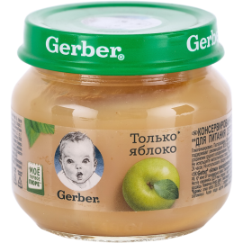 Пюре фруктовое «Gerber» яблоко, 80 г