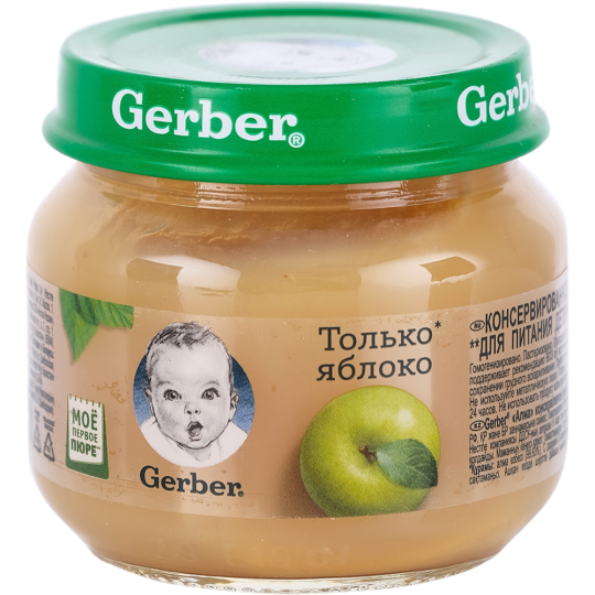 Пюре фруктовое «Gerber» яблоко, 80 г