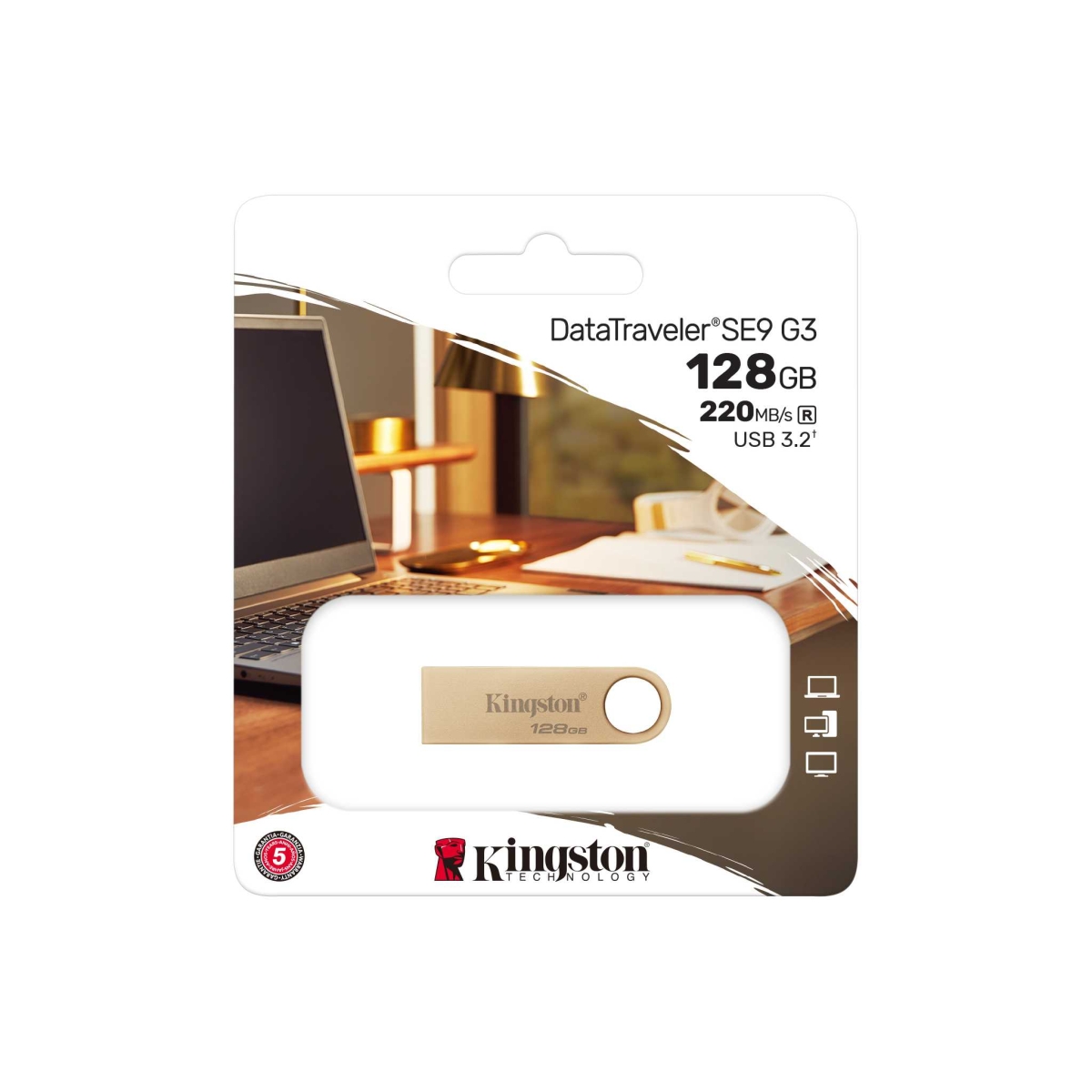 Флешка Kingston DataTraveler SE9 G3 128GB USB3.2