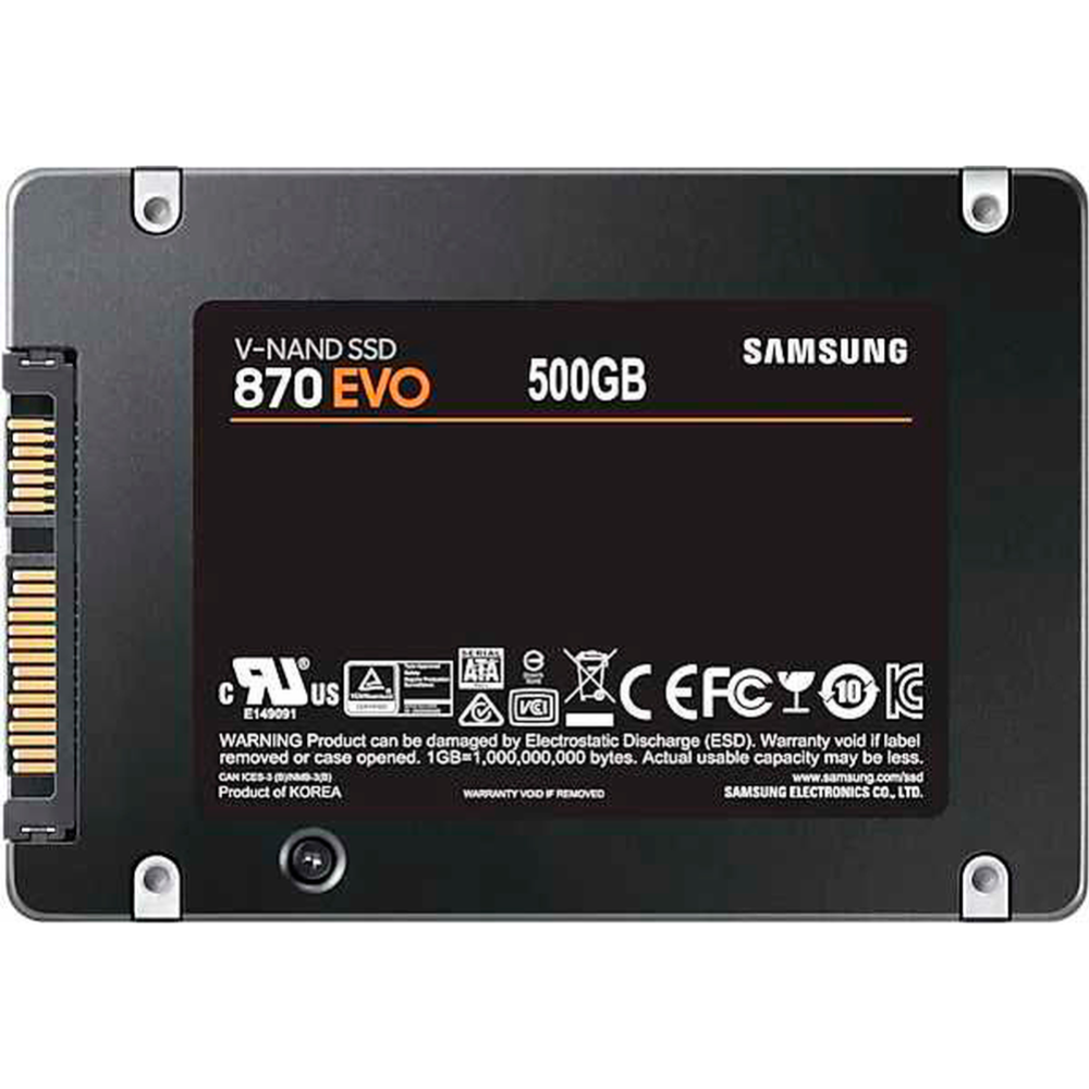 SSD диск «Samsung» 870 Evo 500Gb, MZ-77E500