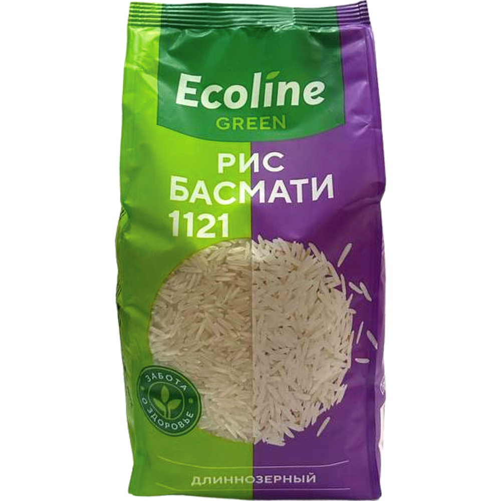 Рис «Ecoline Green» Басмати, длиннозерный, 800 г #0