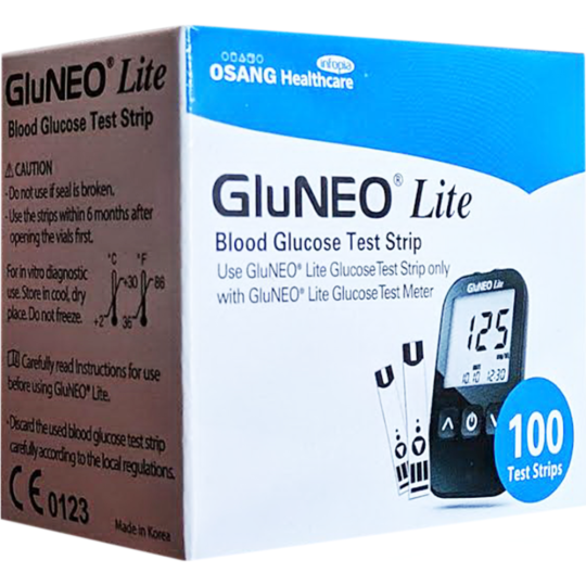 Тест-полоски «Infopia» GluNEO Lite, 100 шт