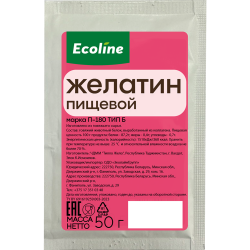 Же­ла­тин пи­ще­вой «Ecoline» 50 г