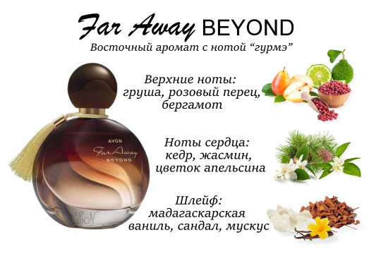 Духи Avon Far Away Beyond для нее, 10 мл