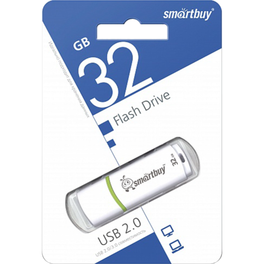 USB флэш-диск «SmartBuy» 32 Gb Crown, SB32GBCRW-W