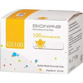 Тест-полоски «Bionime» GS100, 100 шт