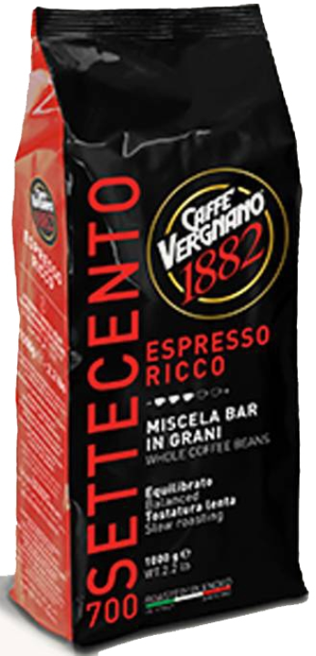 Кофе в зернах Vergnano Espresso Ricco 700 (1кг)