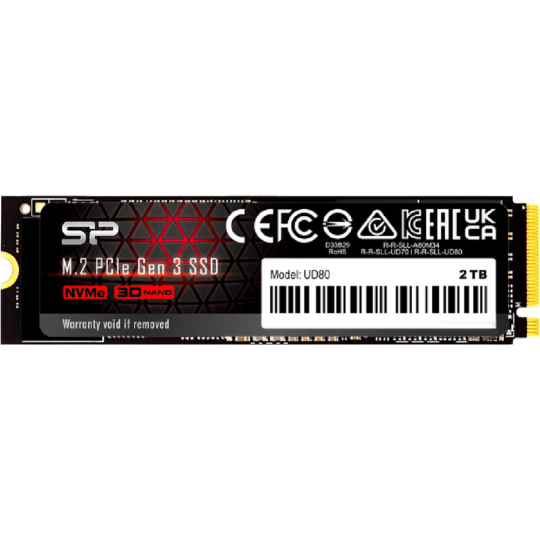 SSD диск «Silicon Power» UD80, 500GB, NVMe 1.4, SP500GBP34UD8005