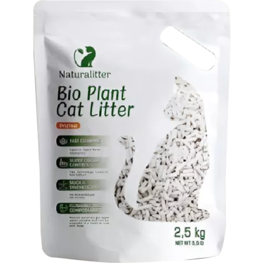 Наполнитель для кошачьего туалета «Naturalitter» Bio Plant, Оригинальный, 2000921472519, 6 л