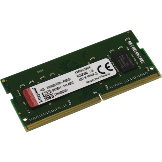 Оперативная память «Kingston» ValueRAM 8GB PC4-21300 KVR26S19S8/8