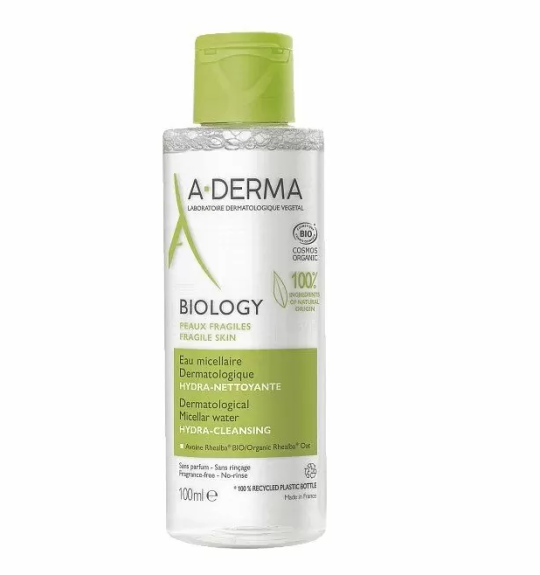 A-DERMA BIOLOGY дерматологическая мицеллярная вода для снятия макияжа 100 мл