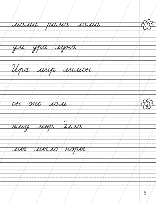 Тренажер по русскому языку. 1 класс. Контрольное списывание. 2022