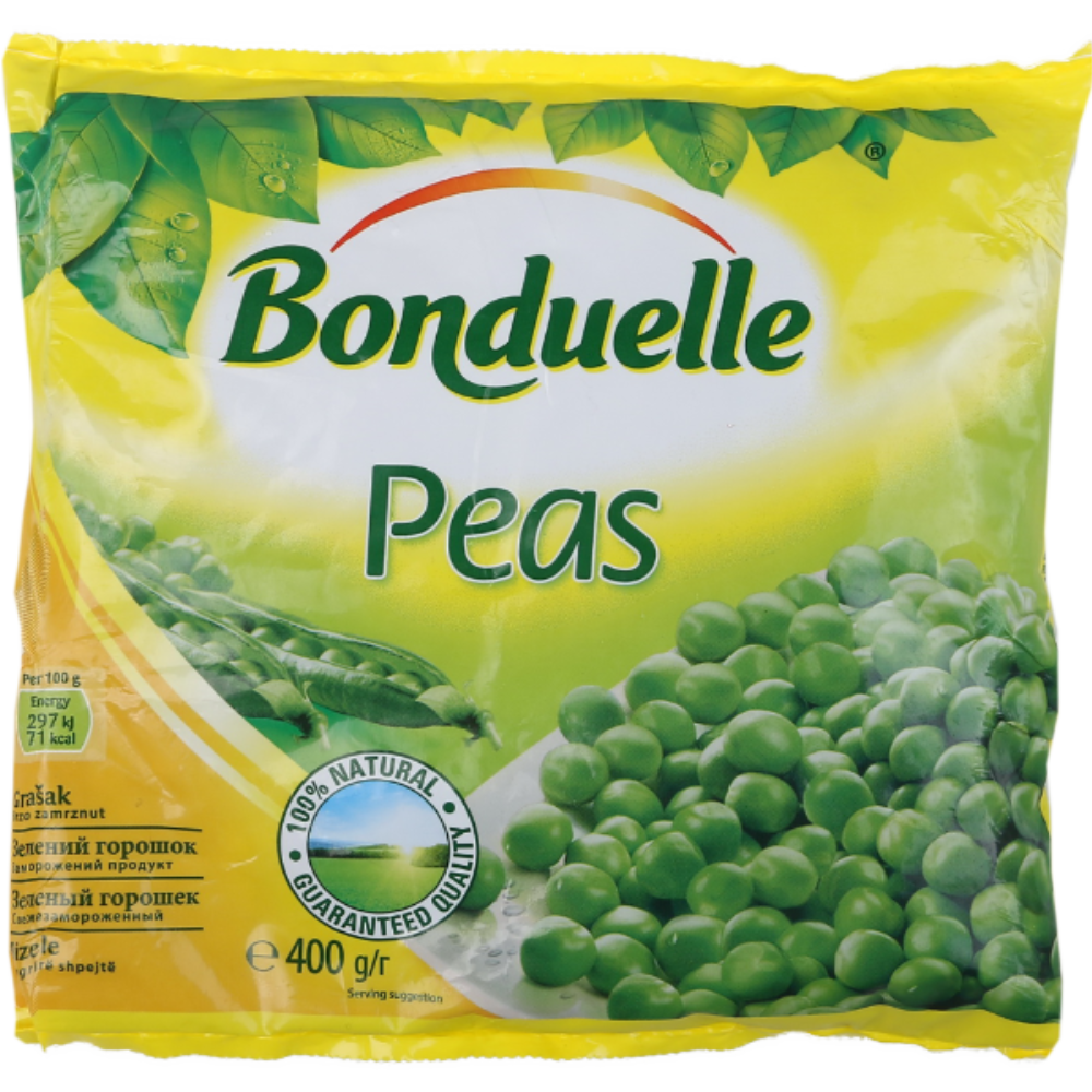 Горошек зеленый замороженный «Bonduelle» 400 г #0