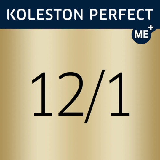 Крем-краска стойкая профессиональная для окрашивания волос Wella Professionals Koleston Perfect Me+ 12/1 Ультра Яркий Блонд Пепельный 60 мл