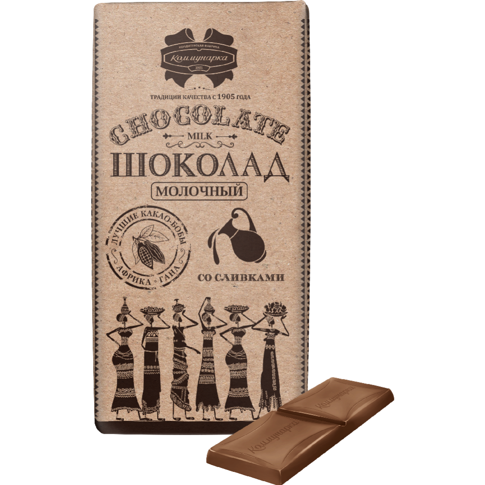 Шо­ко­лад «Комму­нар­ка» мо­лоч­ный, 90 г