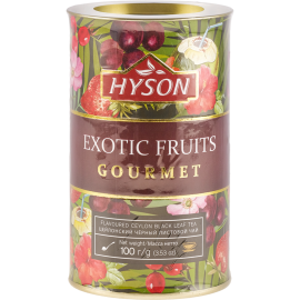 Чай черный крупнолистовой «Hyson» с ароматом тропического пунша, 100 г