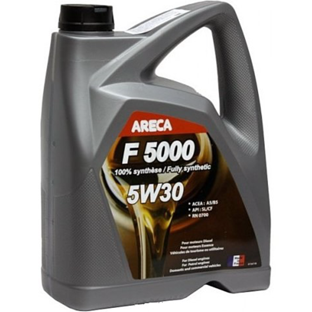 Масло моторное «Areca» F5000, 5W-30, 11156, 4 л