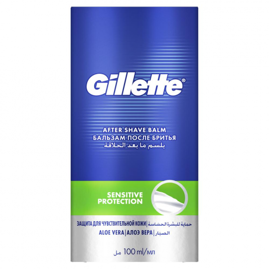 Бальзам после бритья мужской Gillette Series Sensitive Protection / Успокаивающий для чувствительной кожи с алоэ 100 мл