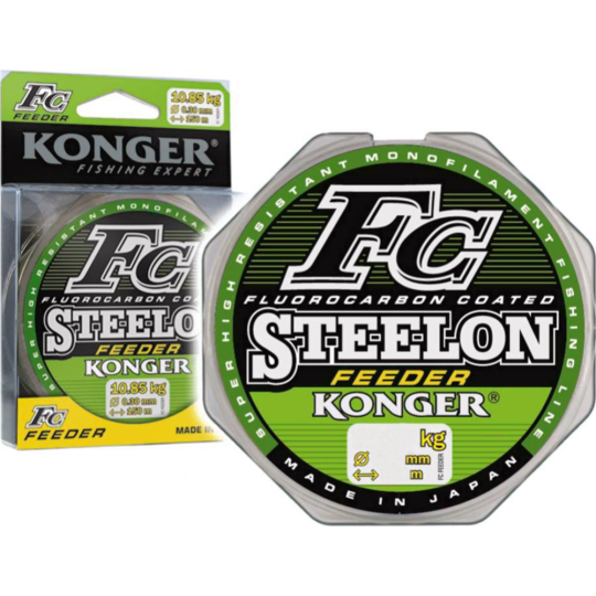 Леска рыболовная «Konger» Steelon FC Feeder, 237150030, 150 м, 0.30 мм