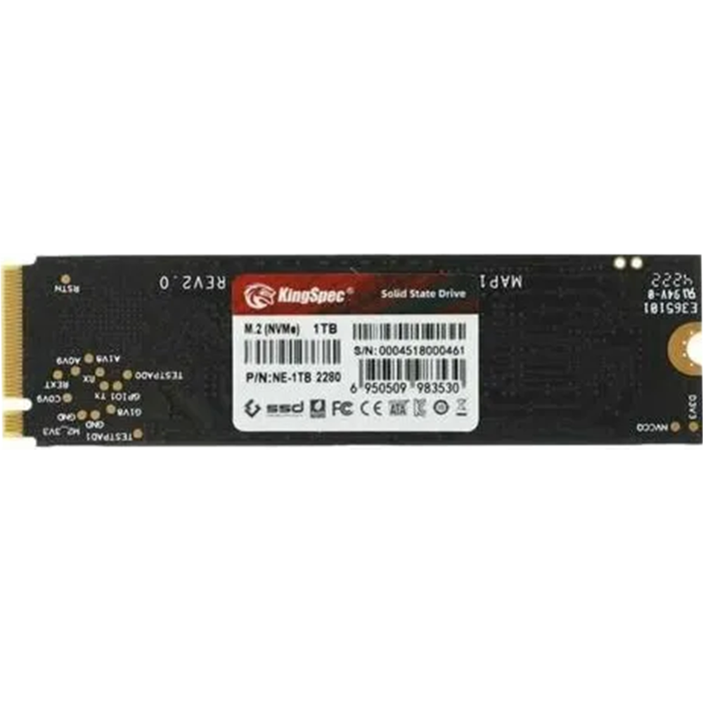 SSD диск «KingSpec» NE-1TB 2280, M.2 PCIe 3.0 x4