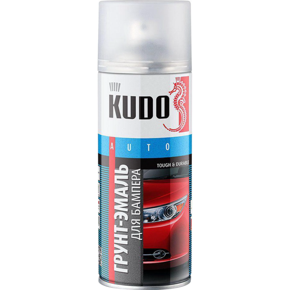 Эмаль автомобильная «Kudo» Для бампера, графит, 520 мл