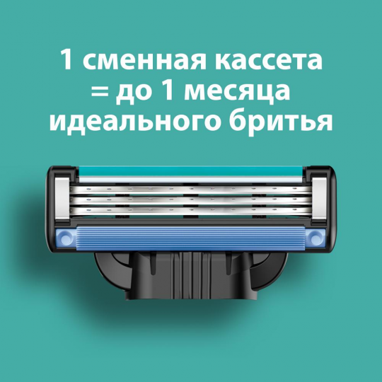 Бритва / станок для бритья муж­ской Gillette Mach 3 с 2 кассетами