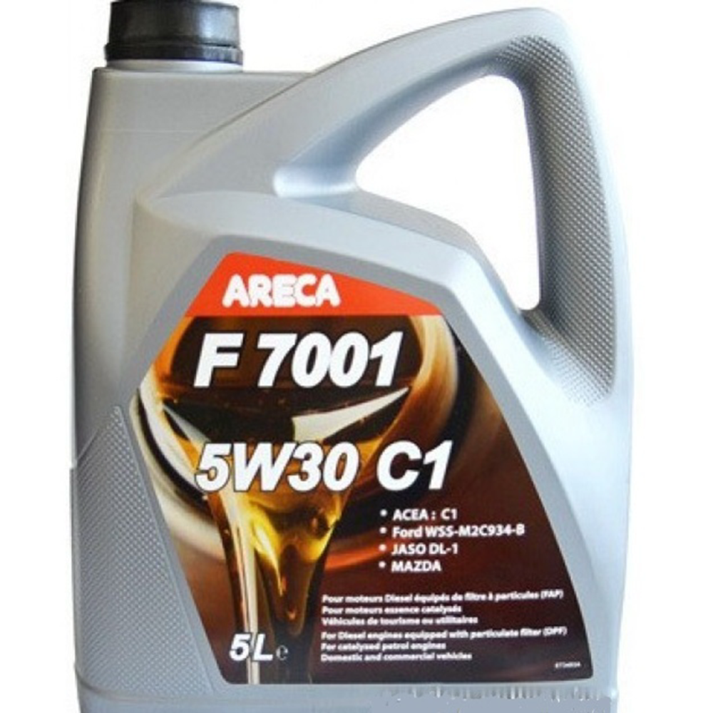 Масло моторное «Areca» F7001, 5W-30 C1, 11112, 5 л