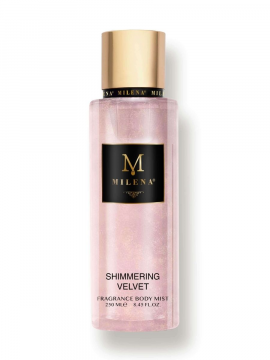 18 Мист парфюмированный. "SHIMMERING VELVET" FRAGRANCE BODY MIST MILENA 250ML