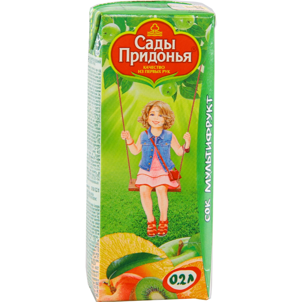 Сок детский «Сады Придонья» мультифрукт, 200 мл #0