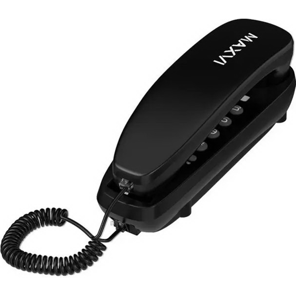 Проводной телефон «Maxvi» CS-01, черный