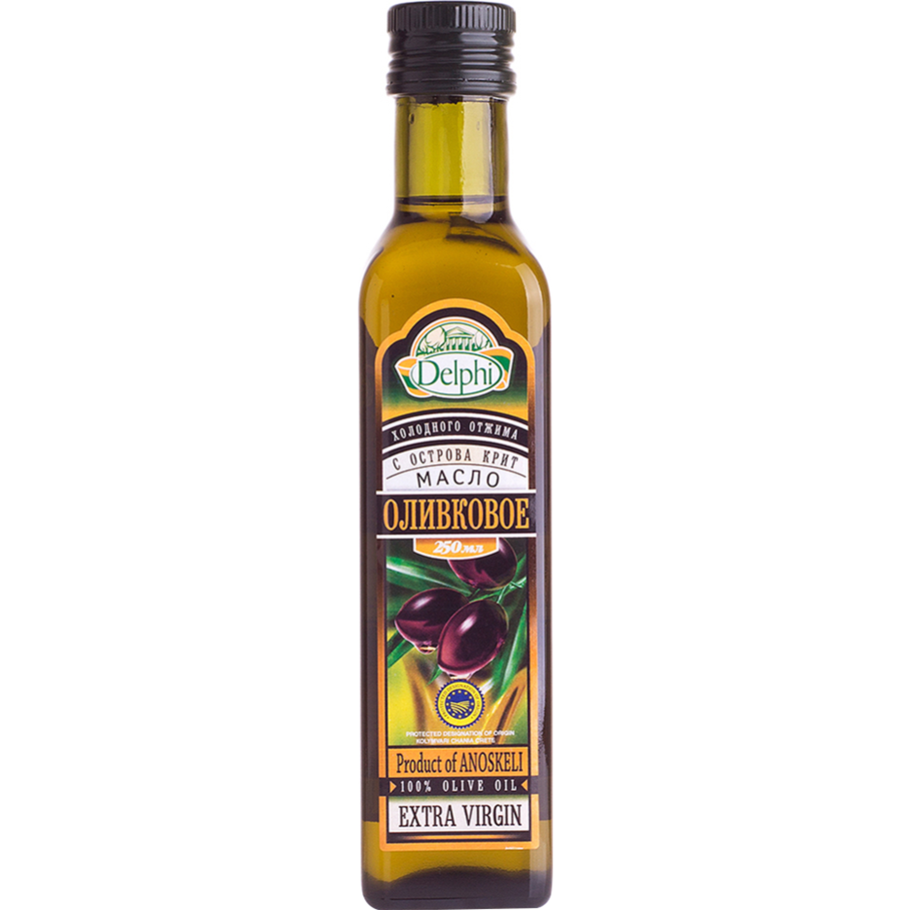 Масло оливковое «Delphi» Extra virgin olive oil, нерафинированное, 250 мл #0