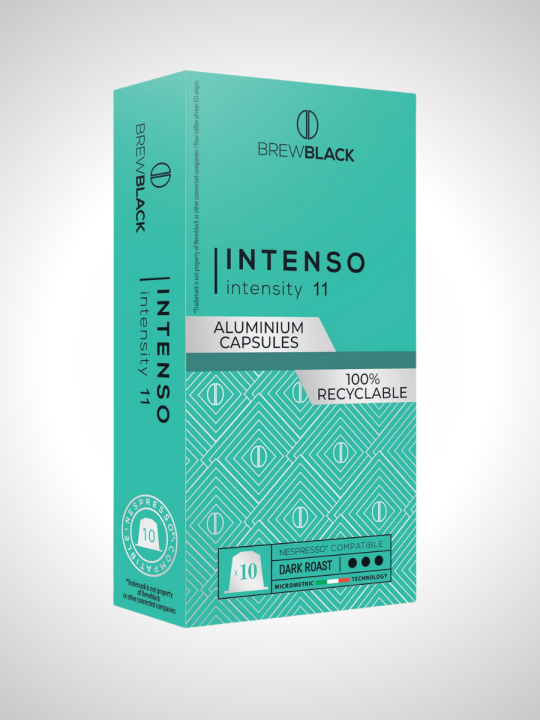 Кофе в капсулах Nespresso Brew Black Intenso 5 пачек / 50 шт.