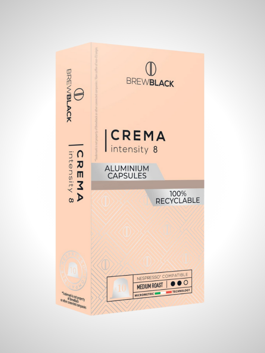 Кофе в капсулах Nespresso Brew Black Crema 5 пачек / 50 шт.