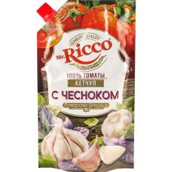 Кетчуп «Mr.Ricco» с чес­но­ком, 300 г