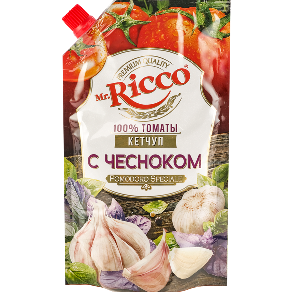 Кетчуп «Mr.Ricco» с чесноком, 300 г