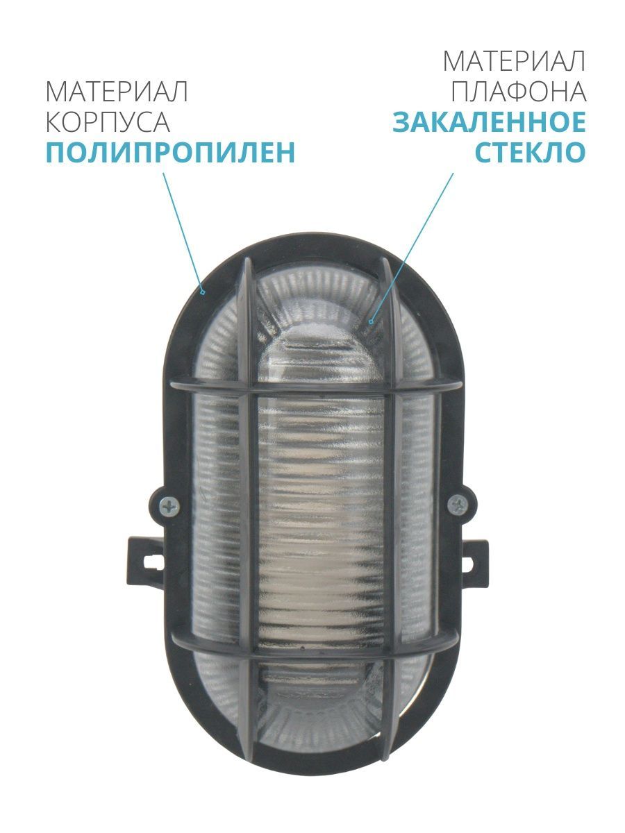 Светильник НБП 02-60-004.03У ("Евро" корпус и защ.сетка, черный) TDM SQ0312-0002