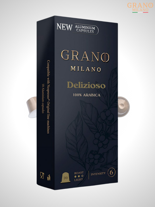 Кофе в капсулах Nespresso Grano Milano Delizioso / 10 шт.