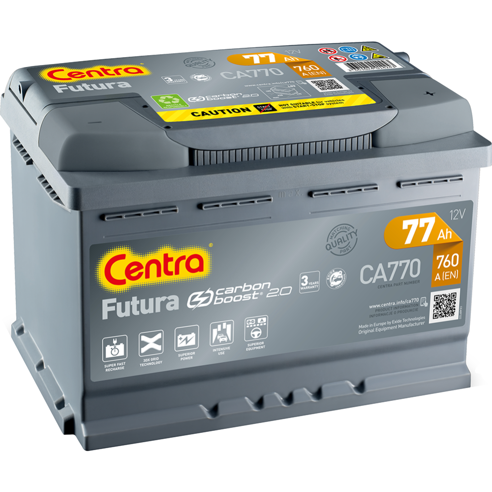 Аккумулятор «Centra» 770