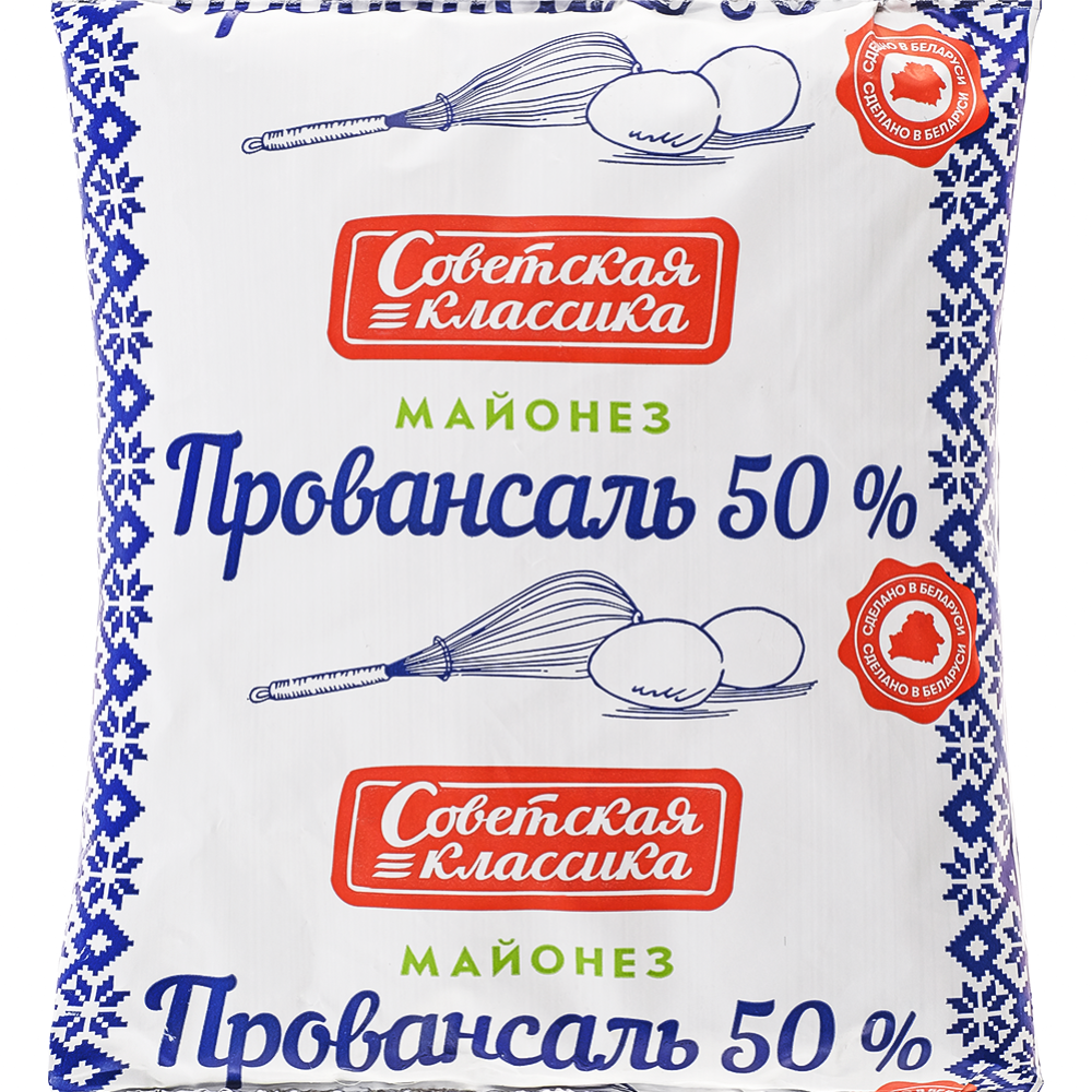 Майонез «Советская классика» Провансаль, 50%, 400 г купить в Минске:  недорого в интернет-магазине Едоставка