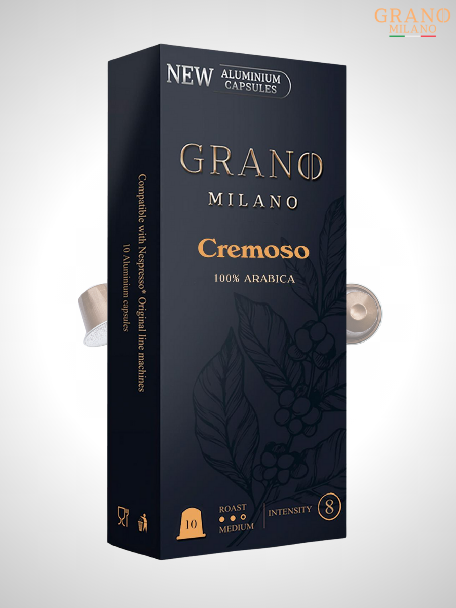 Кофе в капсулах Nespresso Grano Milano Cremoso 3 пачки / 30 шт.