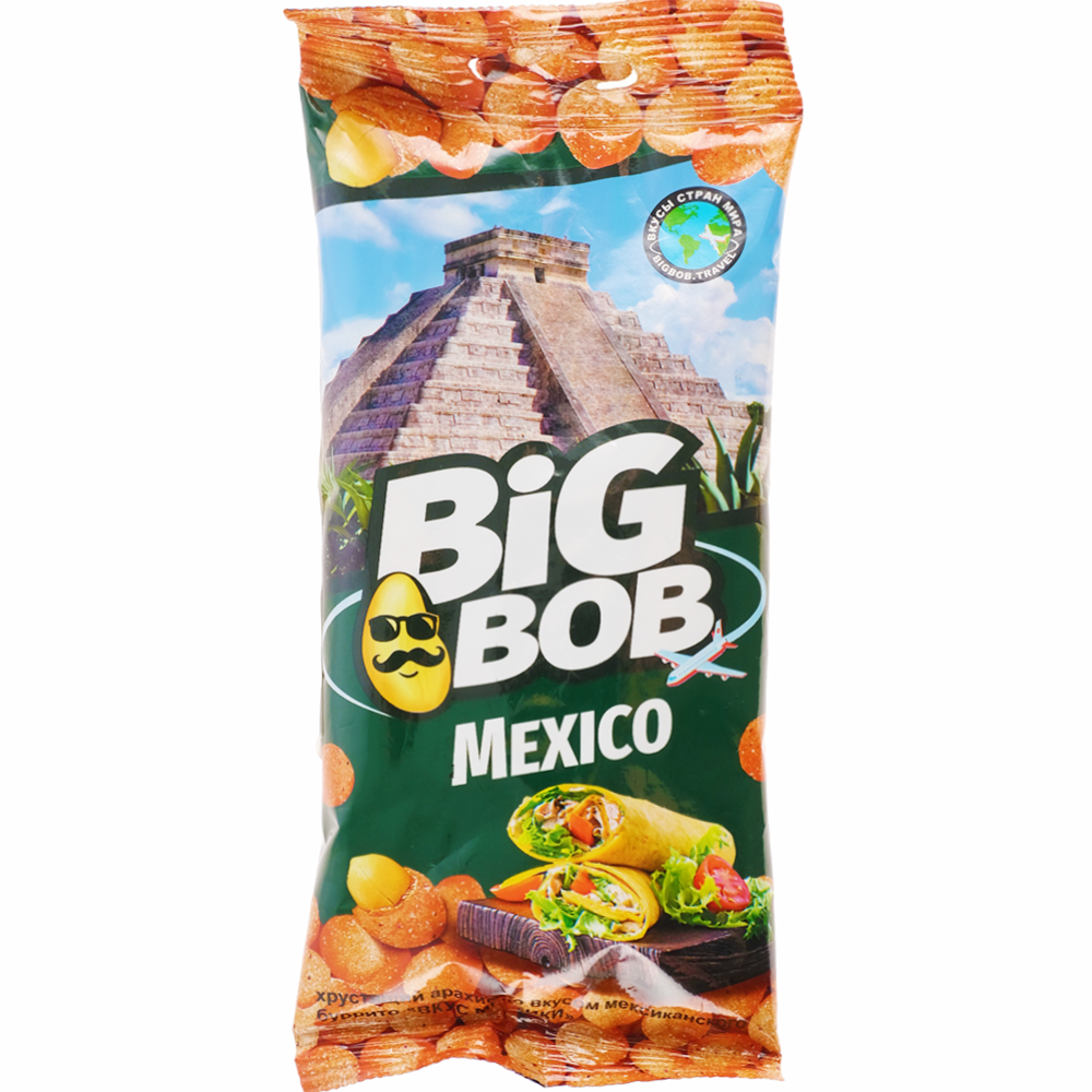 Арахис хру­стя­щий «Big Bob» мек­си­кан­ское бур­ри­то, 50 г